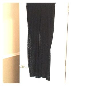Elastic waste long Lacey Pant.